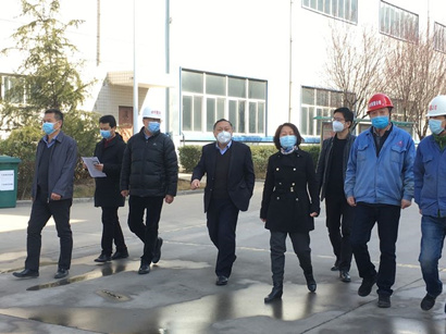 【陜重有限】市國資委巡視員許一雙一行檢查、指導陜重公司疫情防控工作